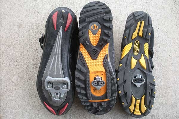 clipless pedals shoes